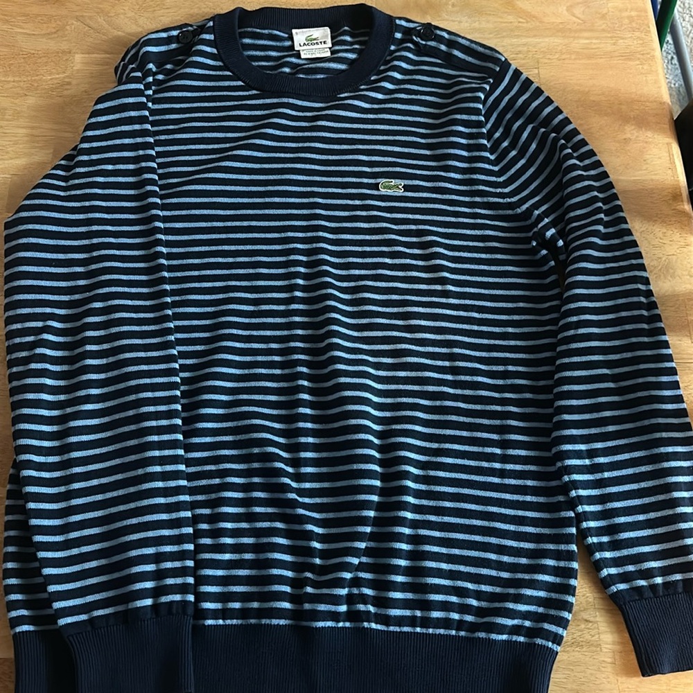 Lacoste Size 5 Long Sleeve Men’s Crewneck